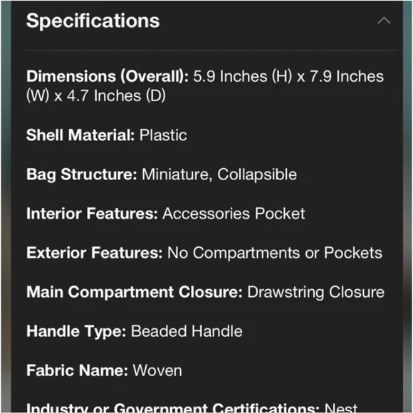 A New Day Mini Embellished Pear Handbag 🤍 - Picture 6 of 6